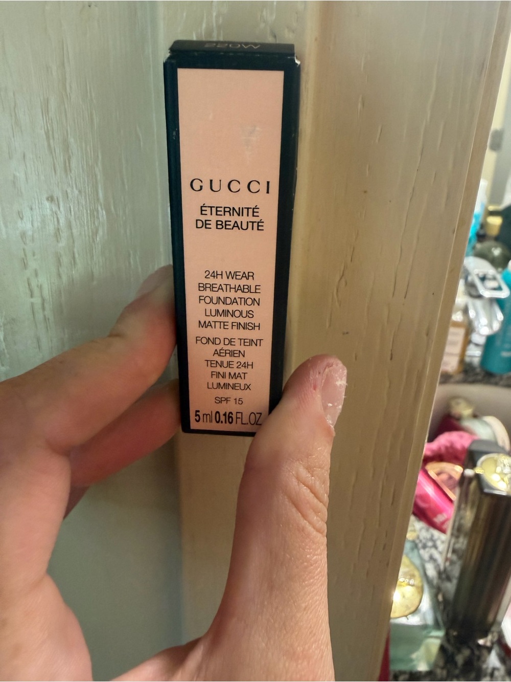 Gucci foundation trial size shade medium fair